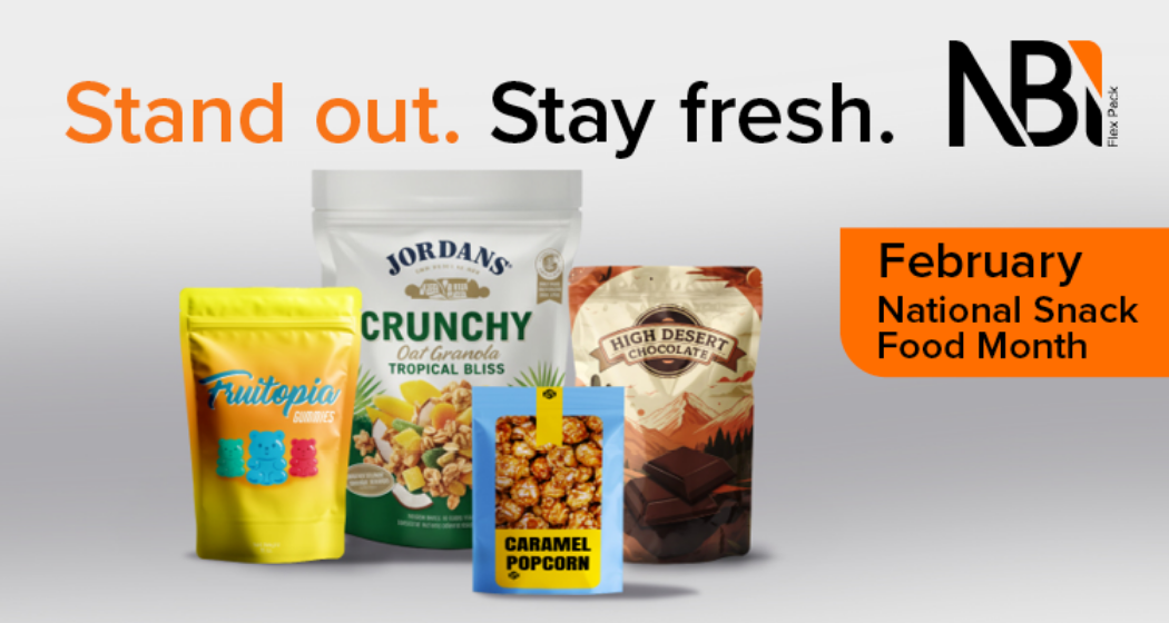 Celebrate National Snack Food Month with Flexible Packaging 